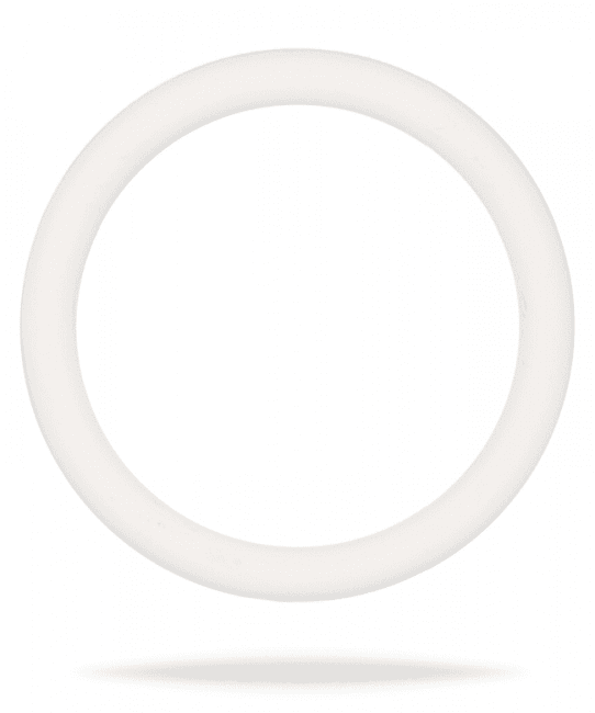 White Large Rubber Ring stor penisring