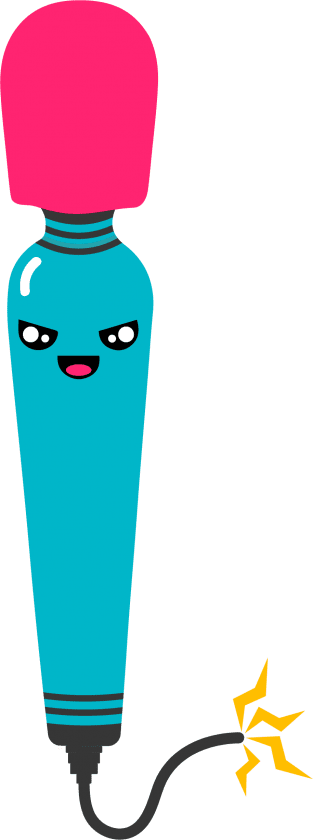 Vuxenkul Magic Wand-maskot