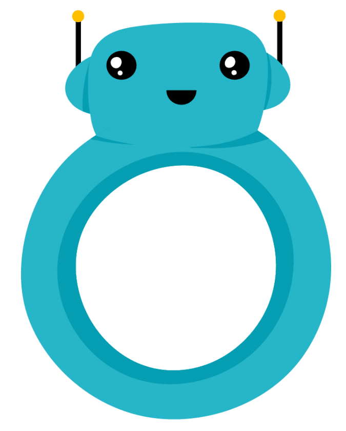 Vuxenkul Smart Toy-maskot