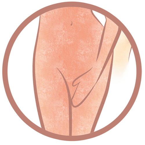 kvinnans erorgena zoner och punkter - kropp med vagina